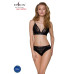 Эластичный топ с кружевом Passion PS001 TOP black, размер L