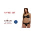 Комплект белья NORTH SET black XXL/XXXL: лиф и трусики с элементами под латекс