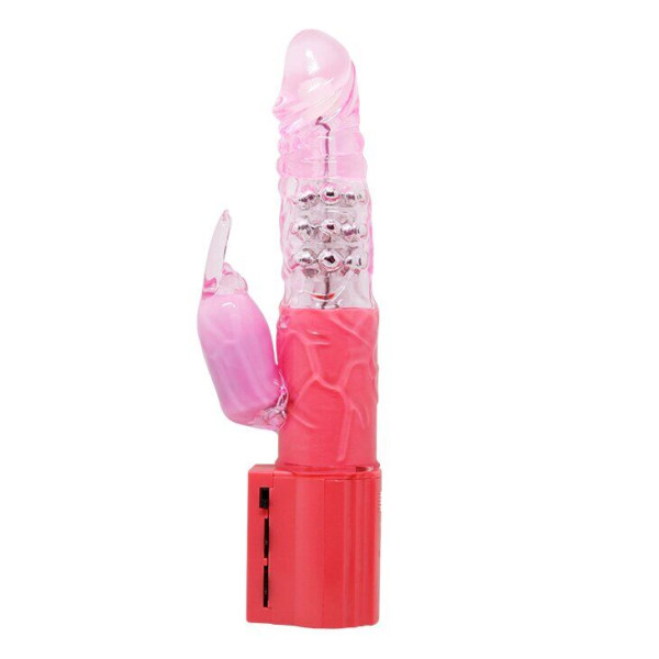 Вибратор с тимулятором клитора CUTE BABY VIBRATOR