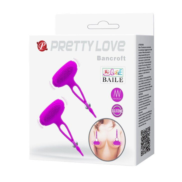 Вибростимуляторы для груди PRETTY LOVE - BANCROFT, 9 см