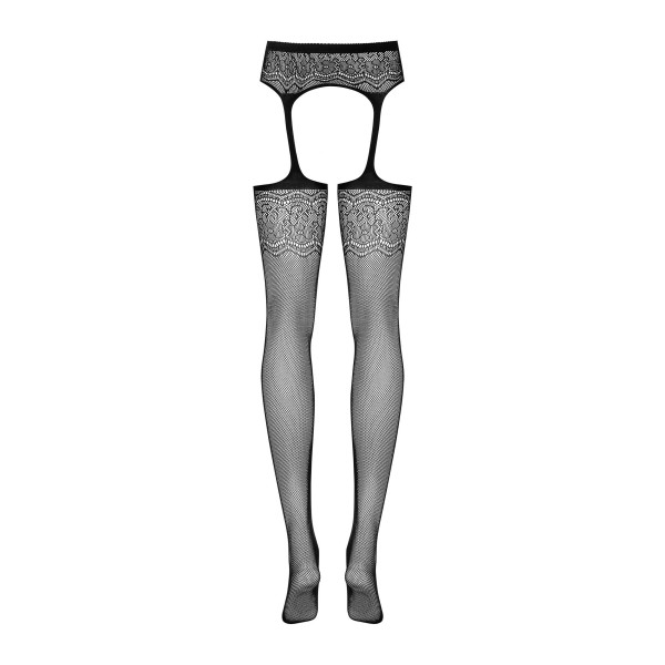 Чулки с поясом Obsessive S207, S/M/L.