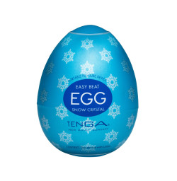 Мастурбатор-яйцо Tenga Egg Snow Crystal с охлаждающим лубрикантом