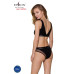 Трусики с прозрачной вставкой Passion PS002 PANTIES black, размер M