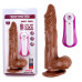 Реалистичный вибратор на присоске GHISA JAMES DEEN 8.5" Vibrating Dildo - Brown