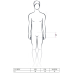 Мужское боди Passion BODY black L/XL