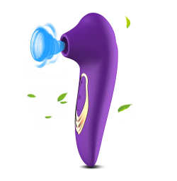 Вакуумный стимулятор Airy с сосательным эффектом, 10 настроек, фиолетовый, 11.5 см