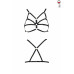 Бюстгальтер-стрепы ARMANDA BRA black S/M
