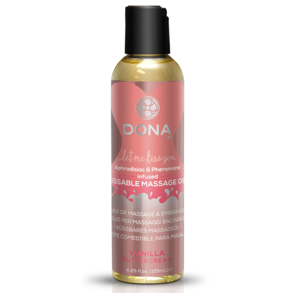 Массажное масло DONA Kissable Massage Oil Vanilla Buttercream 