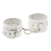 Наручники Leather Double Fix Leg Cuffs, White