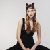 Маска кошечки Bijoux Indiscrets MAZE - Cat Ears Headpiece Black