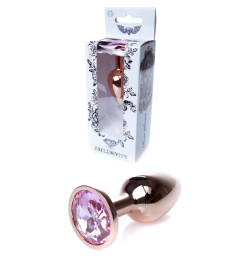 Анальная пробка Boss Series - Jewellery Red Gold PLUG Rose S