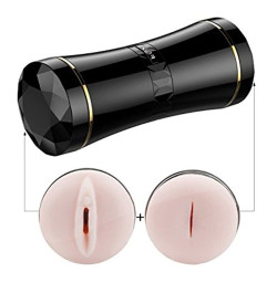 Мастурбатор с двумя входами FOX Masturbation Cup - Double Ends black,