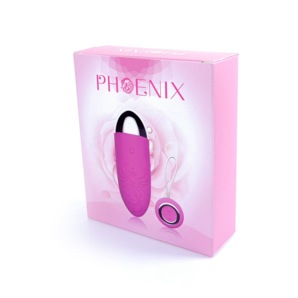 Виброяйцо с пультом ДУ - Remoted controller egg 0.3 USB Pink, 9 см