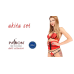 Комплект белья AKITA SET red XXL/XXXL: широкий пояс, лиф, стринги
