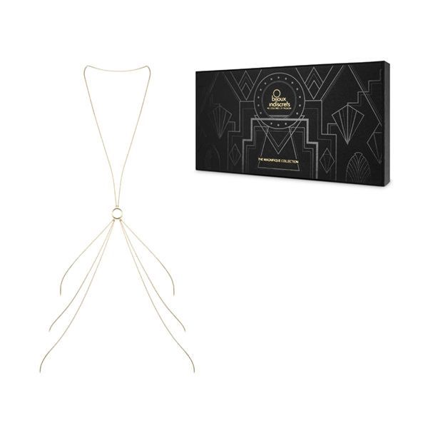 Цепочка для тела Bijoux Indiscrets Magnifique 8 Body Chain - Gold