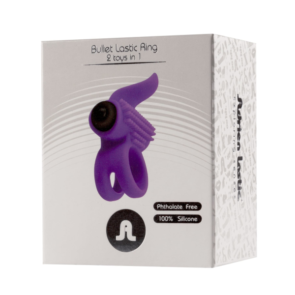Эрекционное виброкольцо Adrien Lastic Bullet Lastic Ring