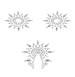 Пэстис из кристаллов Petits Joujoux Gloria set of 3 - Silver
