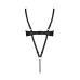 Боди из экокожи CELINE BODY black S/M - Passion: с доступом, открытый