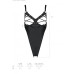 Боди из экокожи CELINE BODY black S/M - Passion: с доступом, открытый