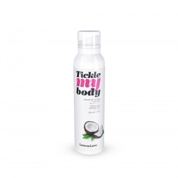 Массажная пена Love To Love TICKLE MY BODY COCONUT увлажняющая, 150 мл