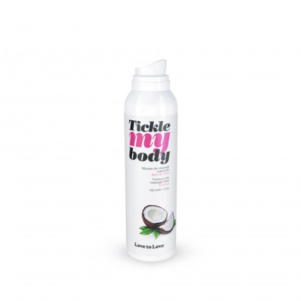 Массажная пена Love To Love TICKLE MY BODY COCONUT увлажняющая, 150 мл