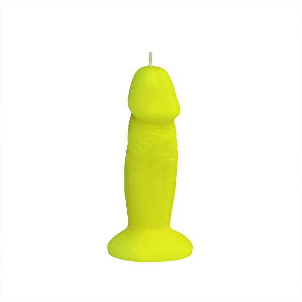 Свеча LOVE FLAME - Little Guy Yellow Fluor