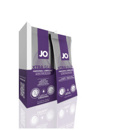 Набор лубрикантов Foil Display Box - JO Xtra Silky Silicone, 12х 10мл
