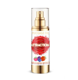 Разогревающее массажное масло с феромонами MAI PHEROMON MASSAGE OIL - RED FRUITS, 75 мл