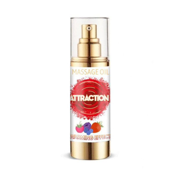 Разогревающее массажное масло с феромонами MAI PHEROMON MASSAGE OIL - RED FRUITS, 75 мл