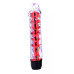 Вагинальный вибратор XESE Cristal Red, длина 17,5 см, диаметр 3,5 см