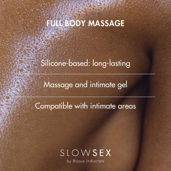 Силиконовый гель для массажа всего тела Bijoux Indiscrets Slow Sex Full body massage, 50 мл