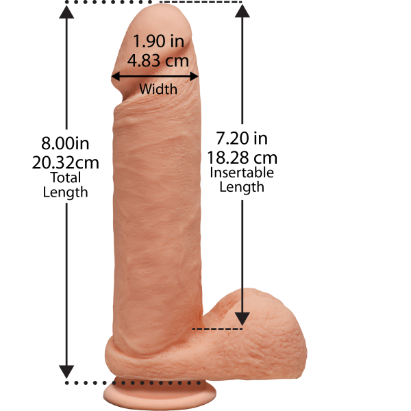 Фаллоимитатор Doc Johnson The D - Perfect D, 20.3 см