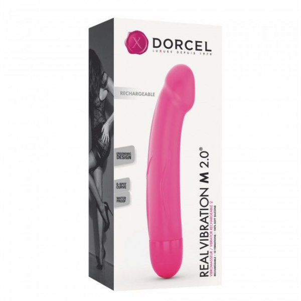 Вибратор Dorcel Real Vibration M Magenta 2.0 для точки G