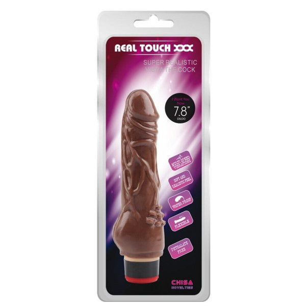 Вибратор CHISA Vibe Cock - Brown, 19 см