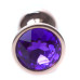 Анальная пробка Boss Series - Jewellery Red Gold PLUG Purple S