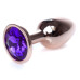 Анальная пробка Boss Series - Jewellery Red Gold PLUG Purple S