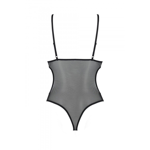 Боди с ажурным лифом Christa Body black L/XL — Passion