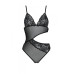 Боди с ажурным лифом Christa Body black L/XL — Passion