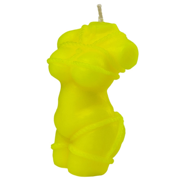 Свеча LOVE FLAME - Shibari I Yellow Fluor