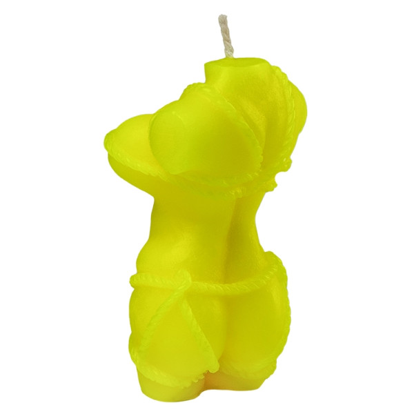 Свеча LOVE FLAME - Shibari I Yellow Fluor