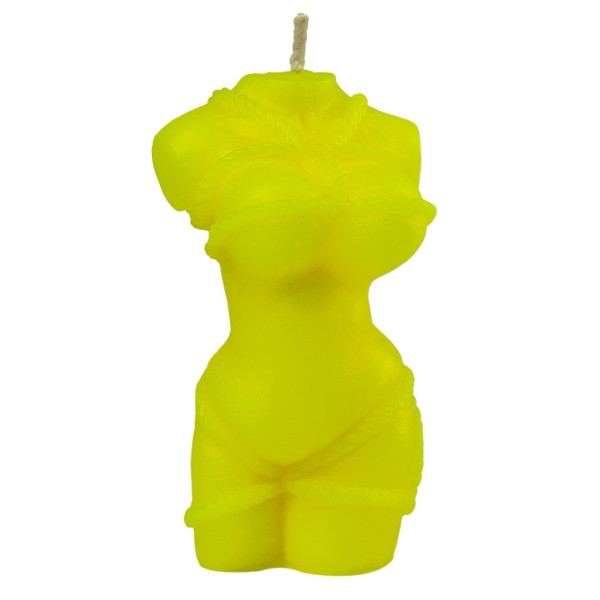 Свеча LOVE FLAME - Shibari I Yellow Fluor