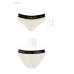 Трусики с широкой резинкой и кружевом Passion PS001 PANTIES ecru, размер XL