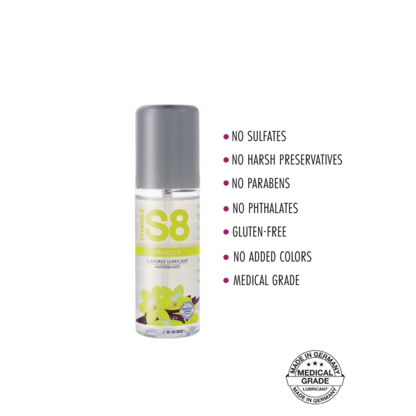 Лубрикант оральный Stimul8 Flavored Lube water based Vanila, 125 мл