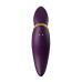 Вибратор 2в1 с язычком Zalo ? Hero Twilight Purple, кристалл Swarovski