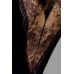 Пеньюар BRIDA PEIGNOIR black S/M, трусики