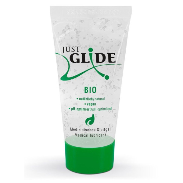 Веганский органический гель-лубрикант - Just Glide Bio, 20 мл