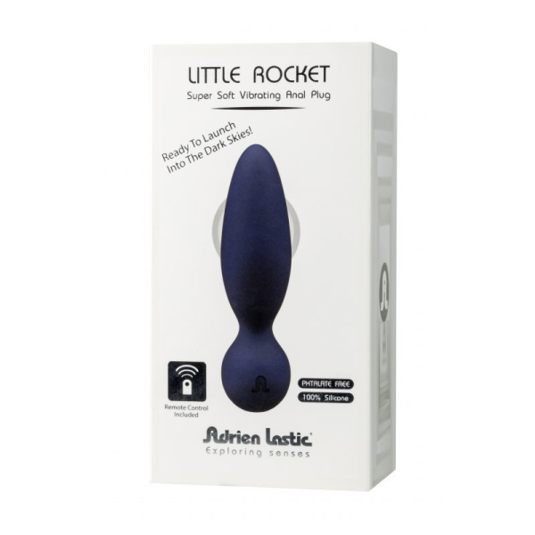 Анальная вибропробка Adrien Lastic Little Rocket с пультом LRS,