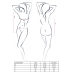 Боди CLOVER BODY black S/M