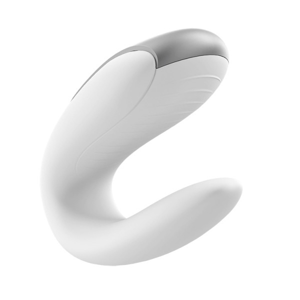 Вибромассажер для пар Satisfyer Double Fun White