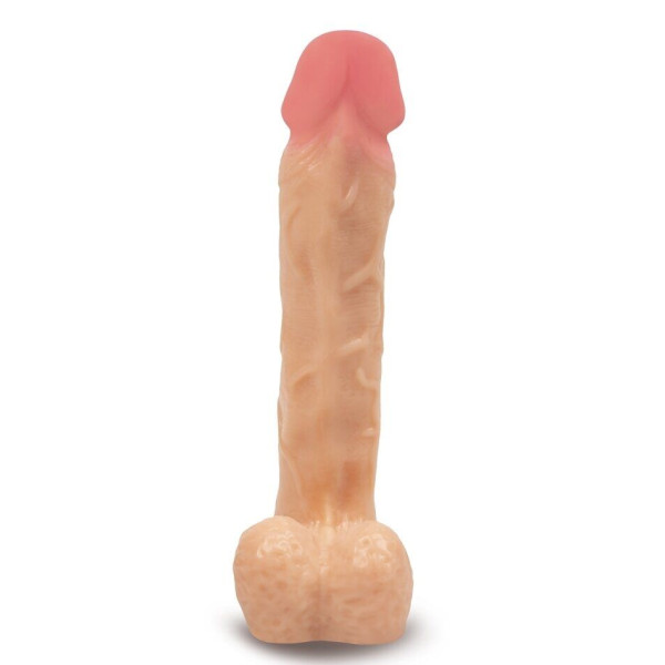 Силиконовый фаллоимитатор на присоске Brazzers, 19*4,5 см